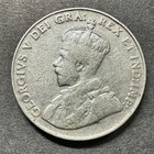 Canada 1925 Five 5 Cents Nickel King George V Key Date Canadian Coin World Vg
