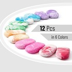 Mr  Pen- Erasers  12 Pack  Marble Pencil Eraser  Erasers For 12 Vibrant 