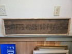 Antique Swift s Washing Powder Wood Crate Panel Advertising 33-1 8  X 8-3 4 