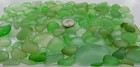 Genuine Beach Sea Glass Light Green Lot Surf Tumbled Rare