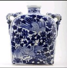 Chinese Vintage Porcelain Birds floral Ming Vase-12 h