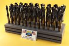 33 Pc Silver   Deming Jumbo Drill Bit Set 1 2 1 M7 Drill Hog   Lifetime Warranty