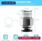 10pcs Premium Pc4-m10 Pneumatic Quick Connector Fittings  Bowden Tube Coupler Ma