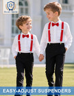 Kids Suspenders And Bow Tie Set