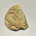 1154-66 Messina Sicily Gold Tari Guglielmo I Scarce Medieval Type Coin Broken