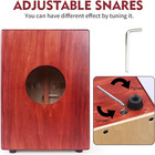 10  Cajon Drum Compact Acoustic Jam Cajons Betula Wood Percussion Box  Internal