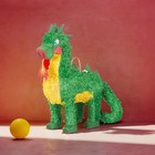 Unique Dragon 3d Pinata - Yellow   Green Cardboard   Paper Design
