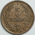 1948 Uruguay 5 Centesimos Km  21a Circulated Condition