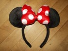 Disney Parks Minnie Mouse Mixed Lot Of 3 Pairs Of Ear Headbands