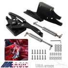 Left And Right Side Billet Hood Hinge Kit Pair For 1964-1966 Ford Mustang Black