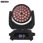 4pcs Shehds Led Wash Zoom 36x18w Rgbwa Uv Moving Head Lighting For Disco
