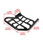 Nerf Bars Foot Guard Pegs For Yamaha Raptor 700 Yfm 700 Yfm700 Black