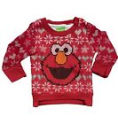 Toddler s Sesame Street Elmo Snowflake Crewneck Sweatshirt - Red 18m