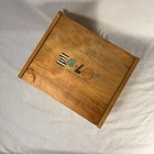 Vintage Zolo Wooden Toy Box