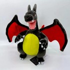 Black Shiny Charizard Plush Doll Soft Toy Stuffed Animal Teddy 25cm For Kids 