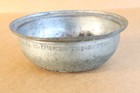Vintage Bean Pot Dish Antique Primitive Bowl Cottage Country Decor Signed 1924 