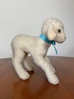 Vtg Steiff Lamb White Sheep Stuffed Animal Germany Plush Toy 1950-60