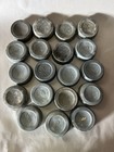 Vintage Atlas Zinc Porcelain Caps For All Regular Mason Jars Usa 1910-1930 19 Ct