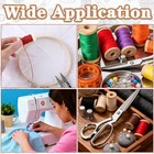Mabor 8pcs Natural Wooden Spools For Crafts Empty Thread Spools Antique Wood 