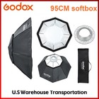 Godox Octagon Softbox 37  95cm Bowens Mount And Honeycomb Softbox For Monolight