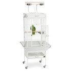 Prevue Pet Products Wrought Iron Select Bird Cage - Large Steel Cage With Rol   