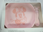 Disney Silicone 2pc Disney Minnie Mouse Feeding Set -pink