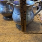 2 Vintage Wilton Pewter Tavern Water Pitchers     Mount Joy Pa  Usa