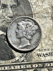 Beautiful 1944 D - 1945 S Mercury Silver Dimes 10c Us Type Coin Micro See Pics