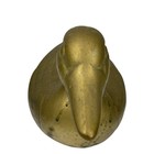 Vintage Solid Brass Duck Figurine Sculpture Hollow Decorative Rustic Decor 10   