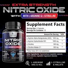 Nitric Oxide Booster 3000mg L-arginine 3x Extra Strength Capsules
