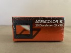 Agfacolor K 35mm Glass Slide Mounts - 2 Boxes 1 New 1 Opened - Made In Germany