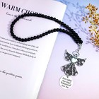 Owigiu Car Accessories For Women New Driver Keychain Car Mirror Hanging Accessor