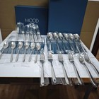 Christofle Mood Flatware 24 Piece Set Silver Plated France Luxury Cutlery