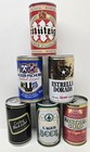 Lot 6 Vintage Empty Beer Can Holland Spain Austria France Germany Belgium 