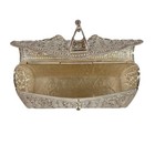 Vintage Ornate Sterling Silver  925 Filigree 327 1 Gram Handbag clutch Purse