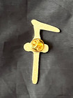 Large Tubal Cain Masonic Lapel Tac Pin Password Worldly Possessions New 