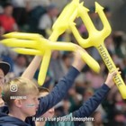 Tridents Unite     Inflatable Yellow Toy Trident             