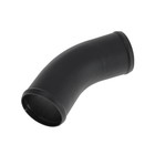 45 Degree Tube Intercooler Pipe Blasting 3 9  Long Black 3  Od