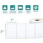 12 Rolls 2 x1  Direct Thermal Shipping Labels For Zebra Eltron   Rollo 1300 roll