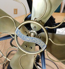 Early Westinghouse Electric Fan Style 164848b 4 Blades Brass   Cage  Original  