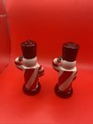 Vintage Salt And Pepper Shakers  Christmas Toy Soldier s Peppermint Stick