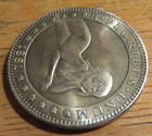 Us Seller - 1881 - Sexy Lady - Hobo Nickel Coin - Abstract Art Craft Decoration