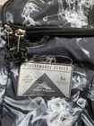 New High Sierra Trapezoid Boot Bag Black Smokey Pattern Ski Snowboarding Nwt