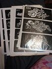 Konsait Large Temporary Tattoos Stencils Shapes Letters Numbers Etc