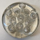 Vintage Glass 11 Hole Flower Frog