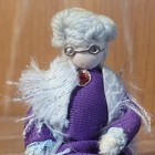 Vtg 1940s England Miniature Grecon Tagged Wire Body Dollhouse Doll Grandma Mom