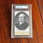 John Quincy Adams   Psa   Autograph Cut Signature Signed President Portrait