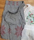 Vintage Lot Of 5 Handmade Half Aprons Shorter Style 
