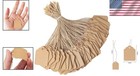 500pcs Kraft Paper Hang Tags With String - Essential For Pricing   Labeling