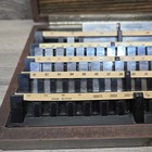 Starrett   Webber Gage Block Set Model Rs88a1 Missing Pieces Vintage